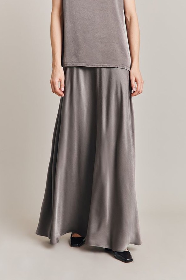 Adrianna Satin Maxi Slip Skirt from Ghost London