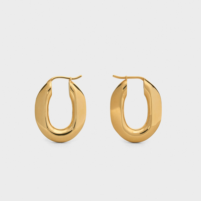 Chaîne Triomphe Earrings from Celine