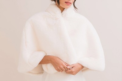 9 Furry Cover-Ups For Your Winter Wedding