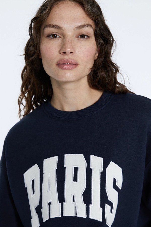 Oversized Sweatshirt With Patch from Stradivarius