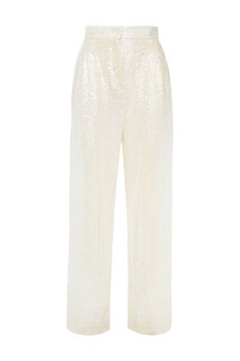 Sequined Stretch Mesh Pants from Philosophy Di Lorenzo Serafini 