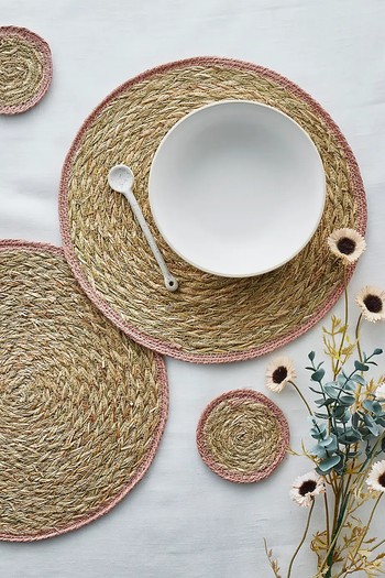 Set Of 2 Grass Braid Placemats, £7