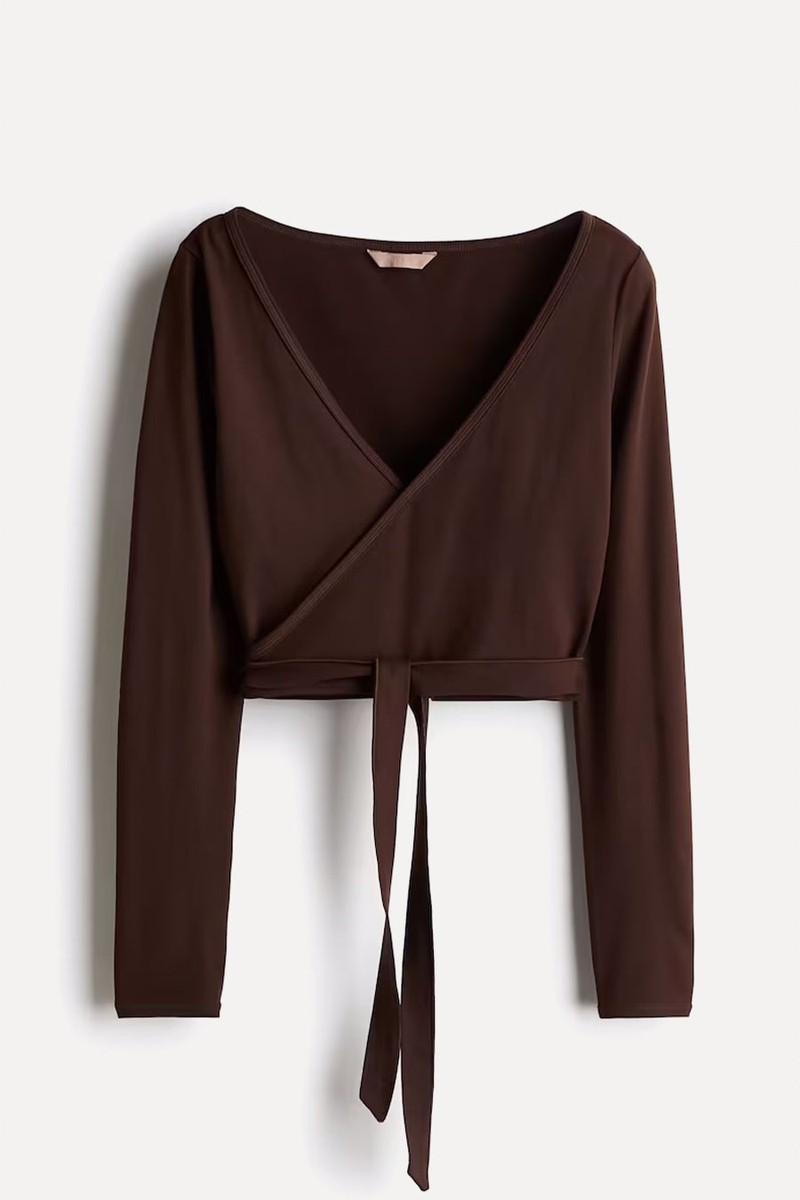 Short Wrap Top from H&M