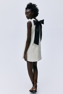 Sequined Tie-Back Dress from H&M