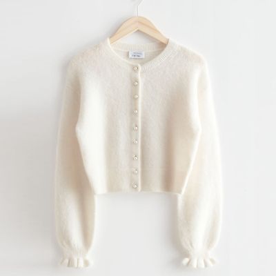 Frill Cuff Knit Cardigan from & Other Stories