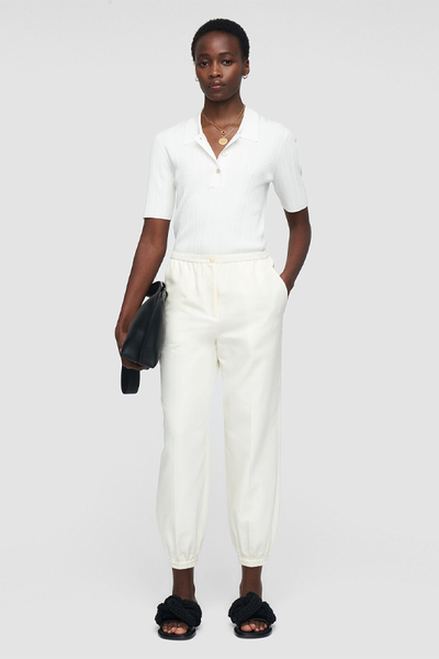 Soft Cotton Silk Taio Trousers