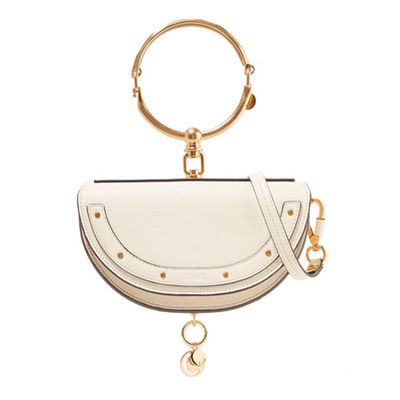 Nile Bracelet Mini Textured-Leather Shoulder Bag from Chloe