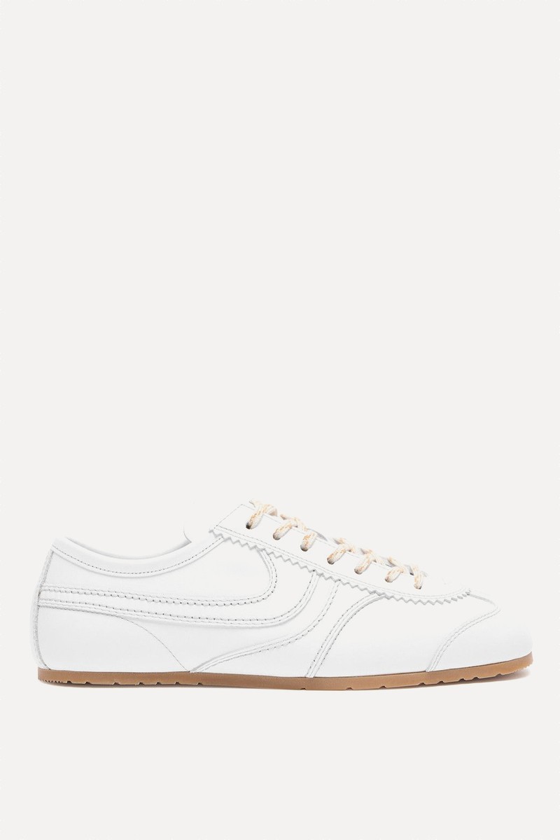 Panelled Leather Sneakers from Dries Van Noten