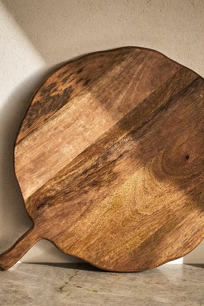 Large Round Wooden Cutting Board from Zara Home