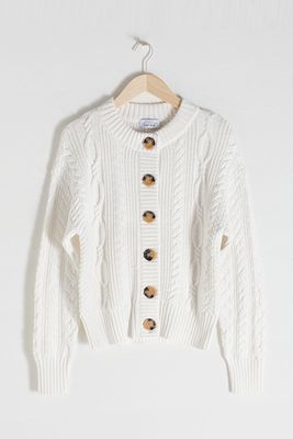 Cable Knit Cardigan from & Other Stories