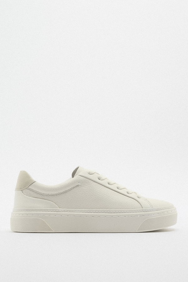 Leather Trainers from Zara