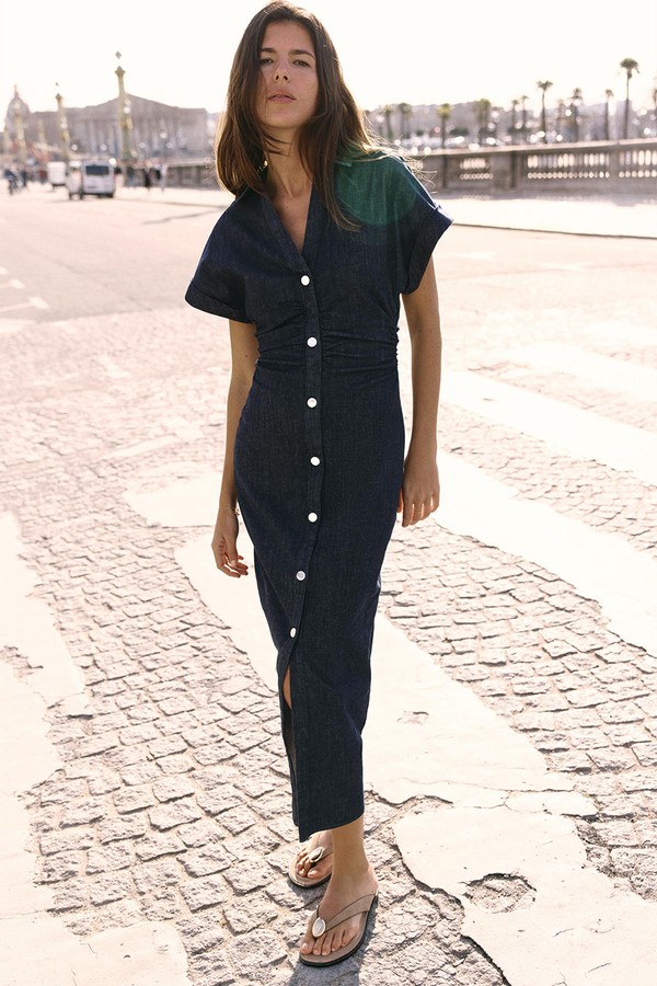 Z1975 Midi Denim Dress