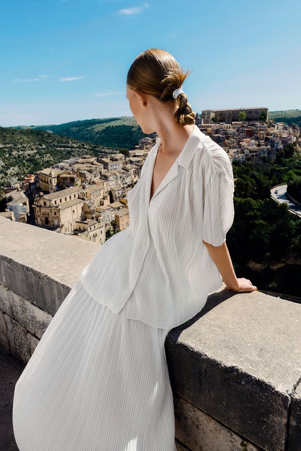 Hot Kong Garden Pleat Jet Stream from Fall Winter Spring Summer