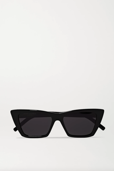 Mica Cat-Eye Acetate Sunglasses from Saint Laurent