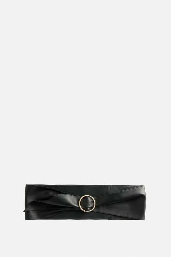 Leather Circle Buckle Belt from Marks & Spencer