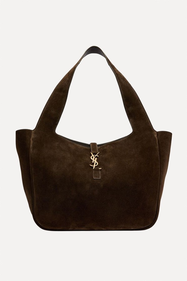 Le 5 à 7 Large Suede Shopper Tote Bag from SAINT LAURENT