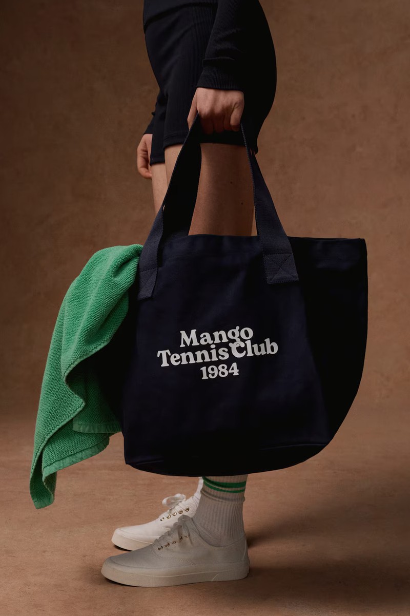 Printed Tote Bag from Mango