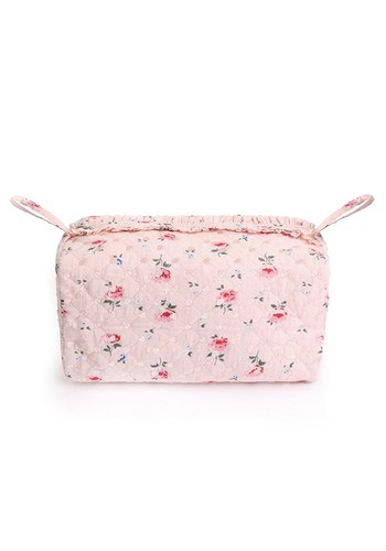 Bijou Rose Medium Quilted MakeUp Bag from Needle & Thread