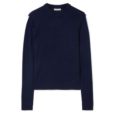 Scalloped Wool Sweater from Chloé