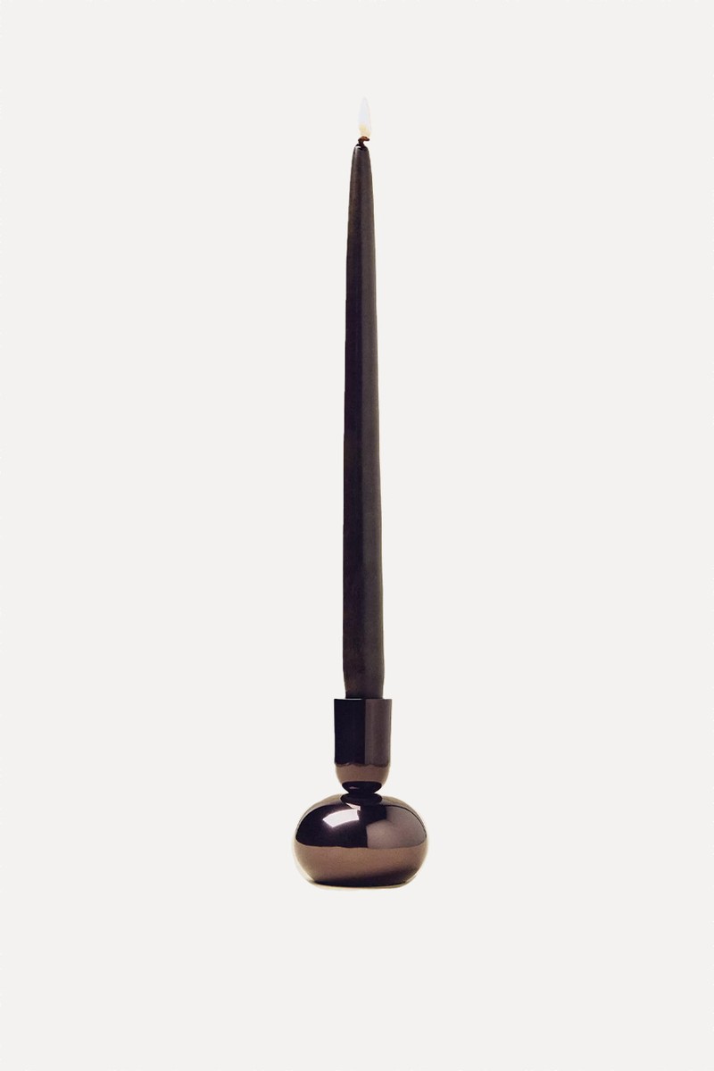 Arden Round Lacquer Candle Holder from Anthropologie
