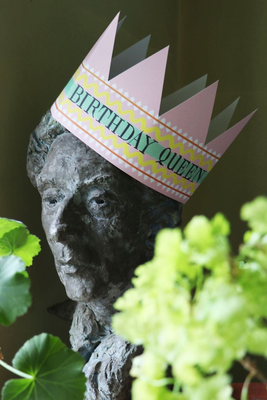 Birthday Queen Party Hat Card from Hadley Paper Goods