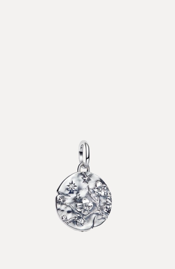 Cherry Blossom Medallion Charm