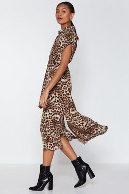 You Paw Thing Leopard Midi Dress