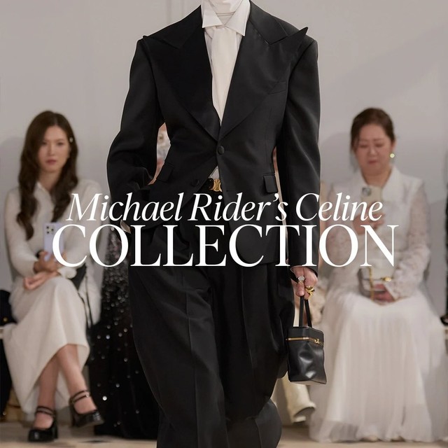 Michael Rider’s debut collection at Celine as the new creative director... Watch on for a full run