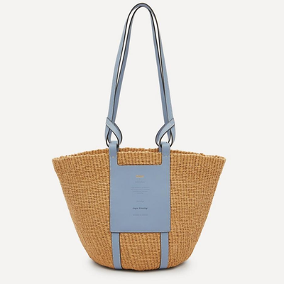 Large Fair-Trade Paper Basket Bag from Chloé