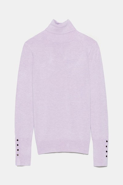 Basic High Neck Sweater from Zara