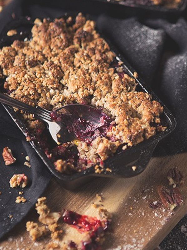 Hot Berry Crumble