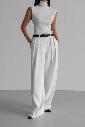 Summer Wide Leg Pintuck Trouser from Marcéla London