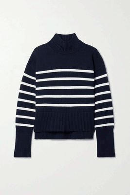 Lancetti Striped Cotton Sweater from Veronica Beard