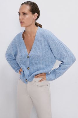 Knit Cardigan With Buttons from Zara