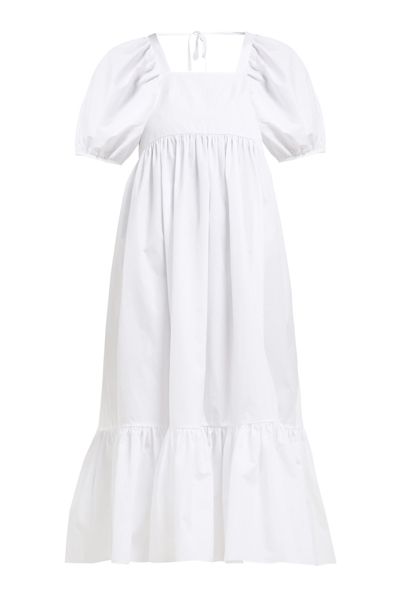 Mary Lou Cotton-Poplin Midi Dress from Cecilie Bahnsen