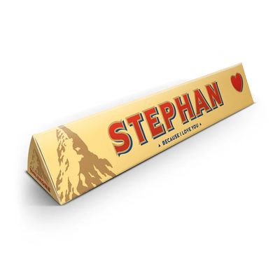Chocolate Bar With Name from Toblerone 