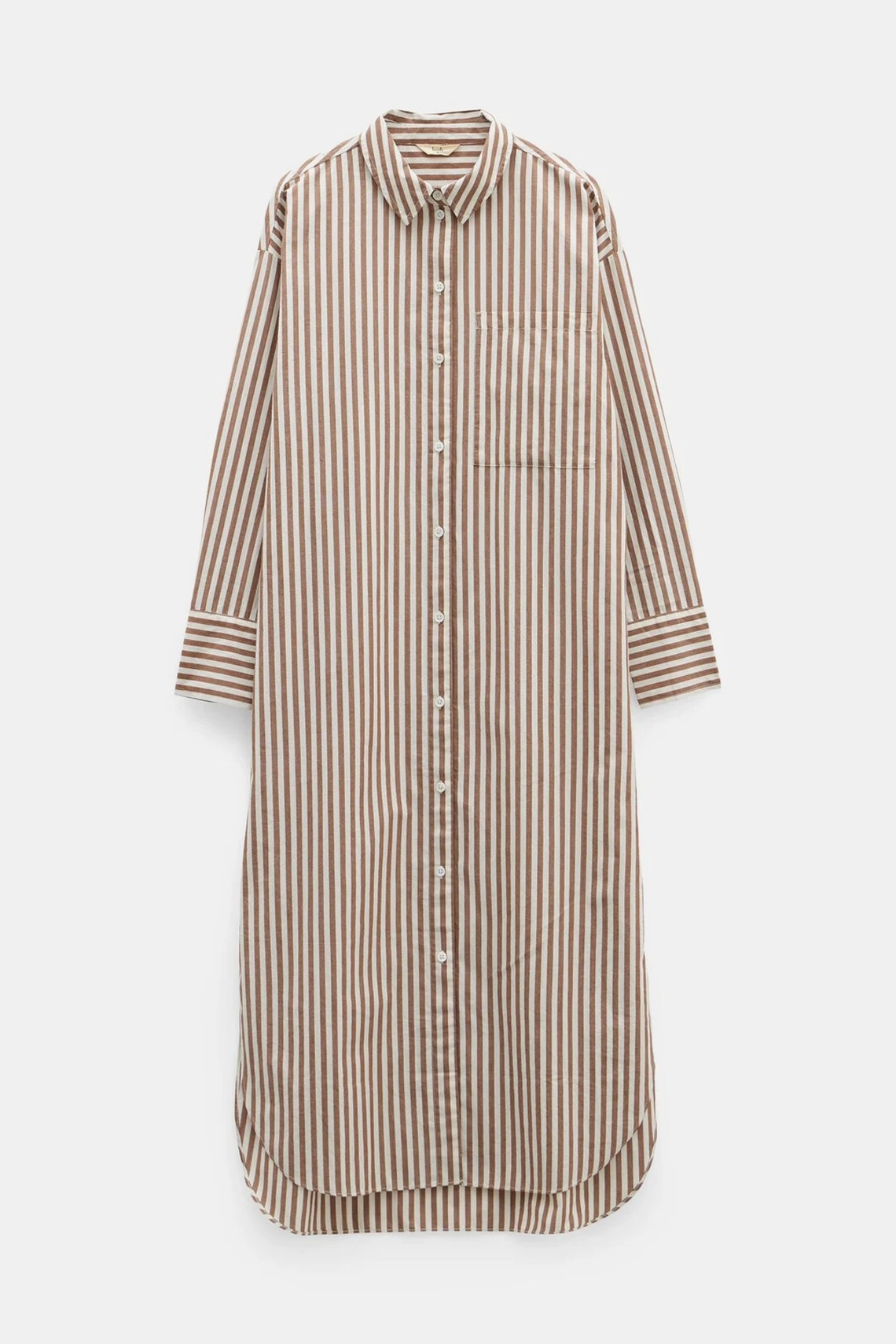 Sahra Maxi Stripe Shirt Dress from Hush