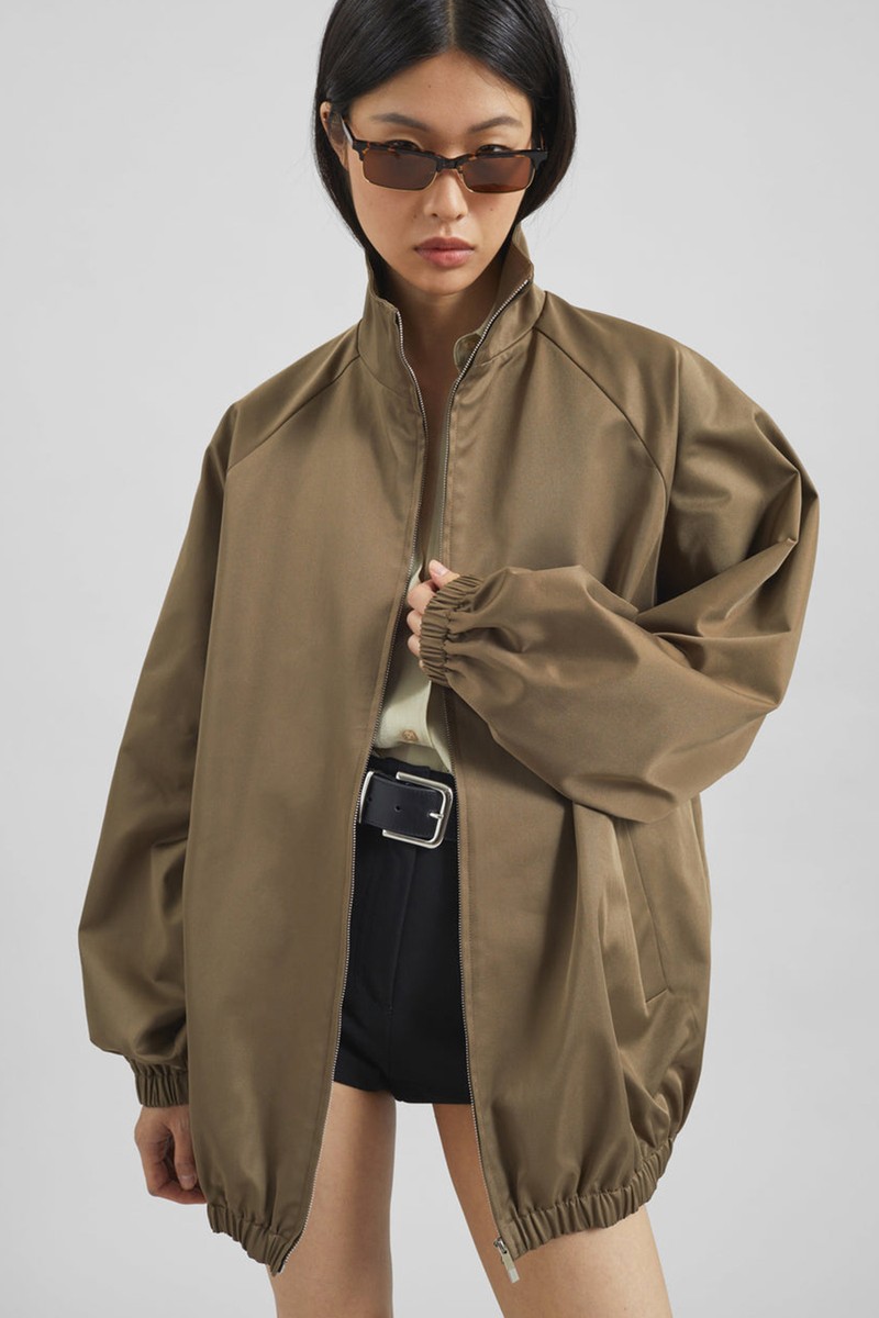 Baxter Lustrous Track Jacket from The Frankie Shop