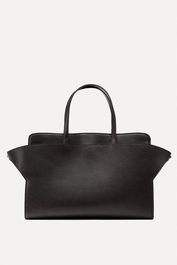 Limited Edition Leather City Bag from Zara