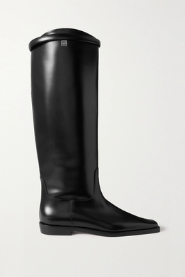 The Riding Leather Knee Boots from Totême