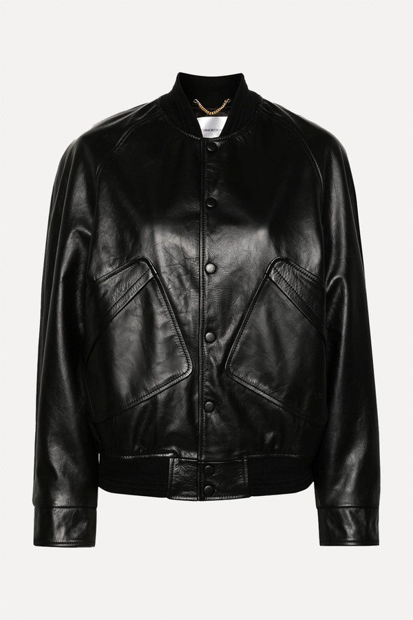 Leather Bomber Jacket from Victoria Beckham