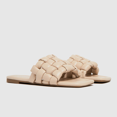Tilde Weave Square Toe Sandals from Schuh