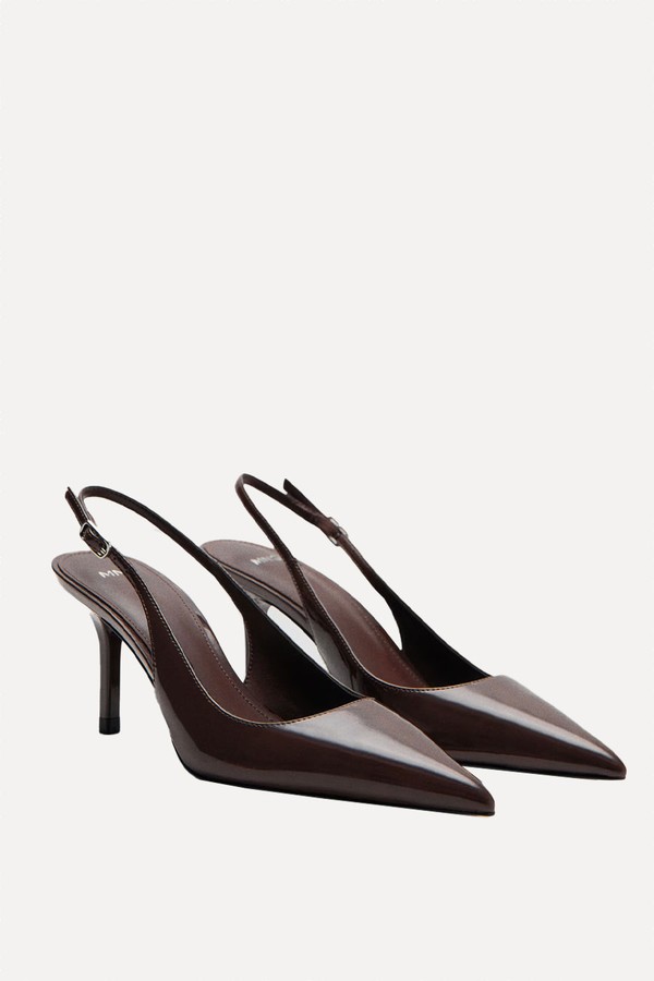 Patent Heeled Shoes from Mango