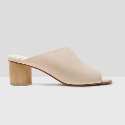 Albarca Creme Leather Sandals from Miista
