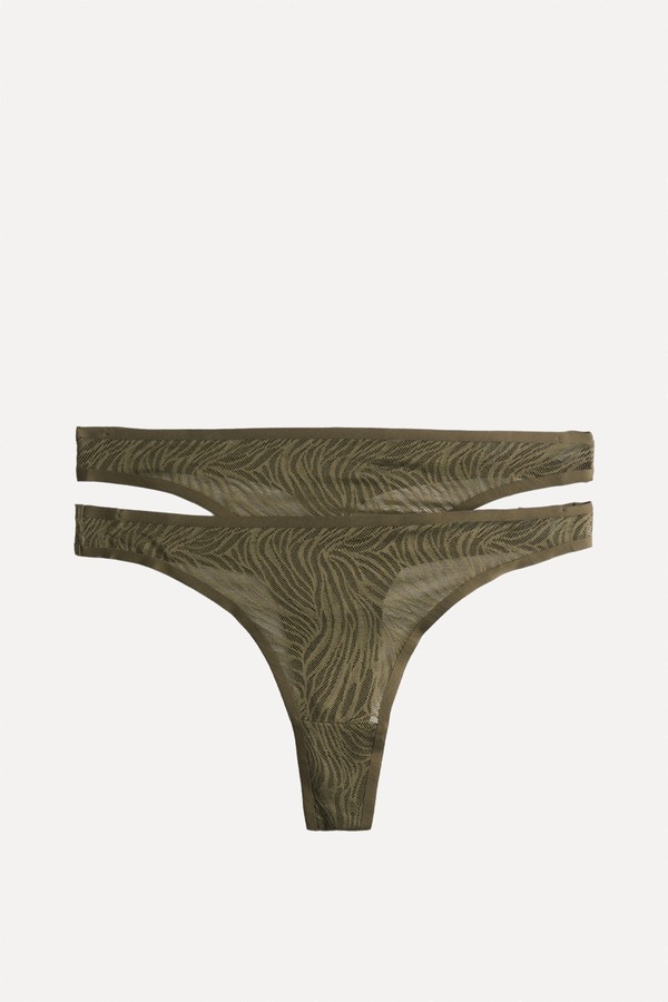 2 Pack Body Invisibles™ Lace Thongs