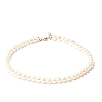 Not Your Mother’s Pearl & 14ct Gold Anklet from Mateo