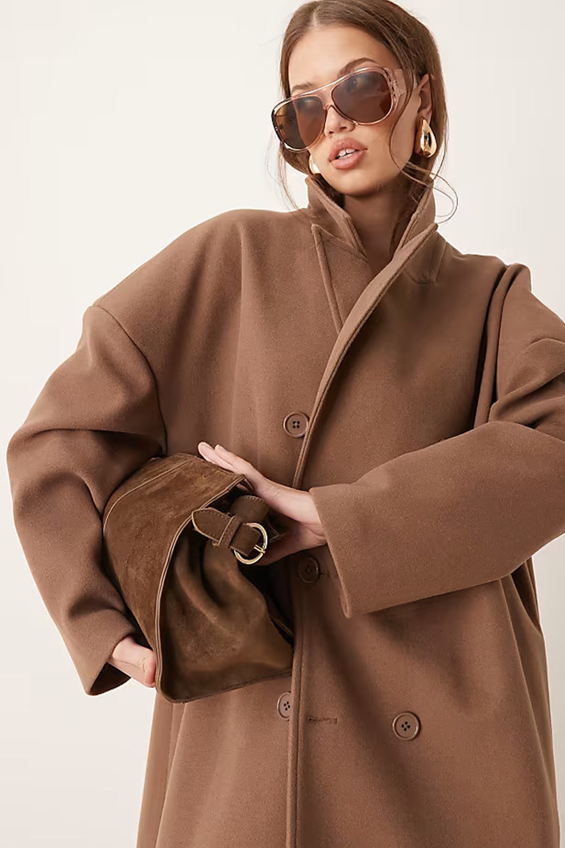 Oversized Tailored Coat from Pretty Lavish