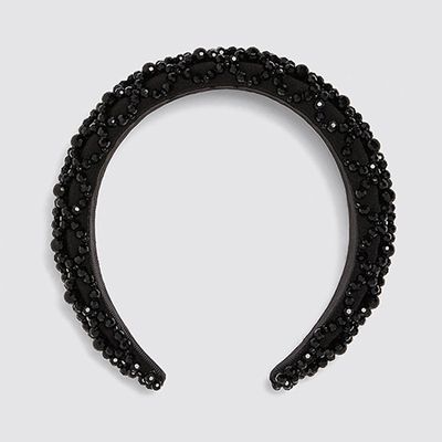 Padded Rhinestone Headband from Zara