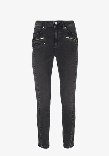 Denver Black Wash Biker Jeans