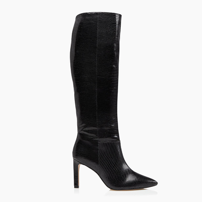 Pointed Stiletto Knee High Heeled Boots from Dune